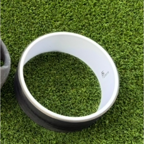 ProsourceFit Yoga Wheel Prop 12”. Black/White. Excellent condition. - Picture 3 of 7